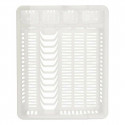 Draining Rack for Kitchen Sink 46 x 8 x 37,5 cm White Plastic (12 Units)