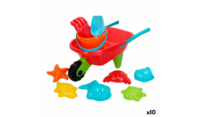 Набор пляжных игрушек Colorbaby курган полипропилен (10 штук)
