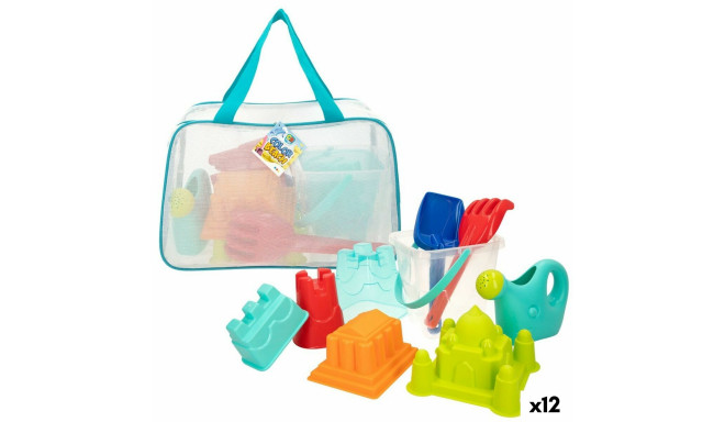 Beach toys set Colorbaby polypropylene (12 Units)