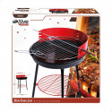 Kaasaskantav Barbeque-grill Aktive Punane 37 x 61 x 45 cm Puit Raud Ø 38 cm