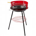 Barbecue Portable Aktive Red 37 x 61 x 45 cm Wood Iron Ø 38 cm