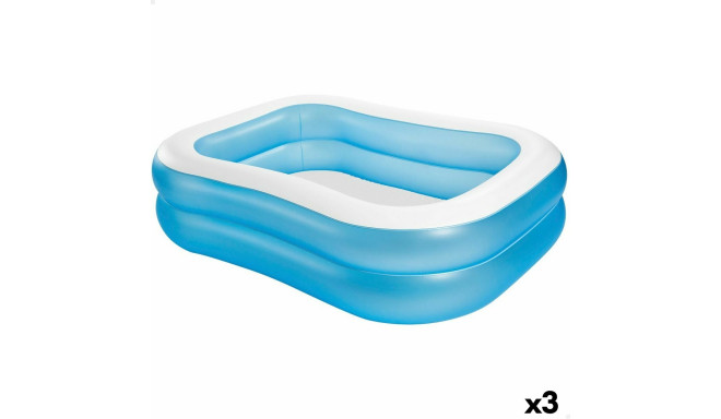 Inflatable pool Intex Blue White Blue/White 540 L 203 x 48 x 152 cm (3 Units)