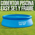 Swimming Pool Cover Intex 29021 EASY SET/METAL FRAME 290 x 290 cm Blue