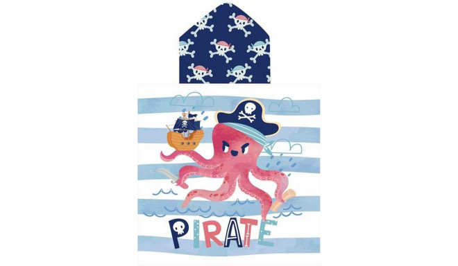 Kapuutsiga rätik-pontšo Secaneta Piratepolp 60 x 120 cm