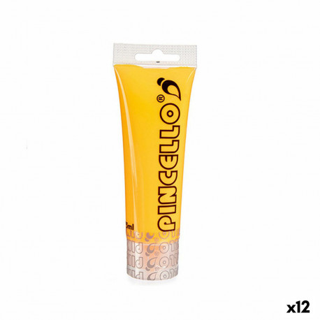 Acrylic paint Pincello AC75N-5 Neon Orange 75 ml (12 Units)