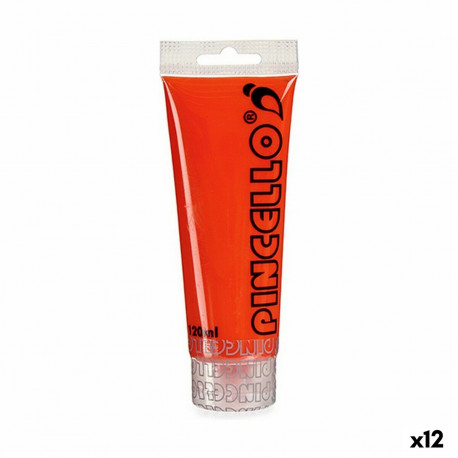 Acrylic paint Pincello AC120-7 AC120-7 Red 120 ml (12 Units)