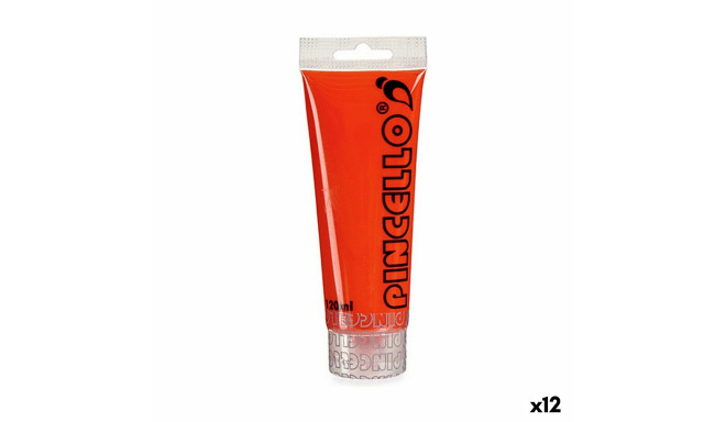 Acrylic paint Pincello AC120-7 AC120-7 Red 120 ml (12 Units)