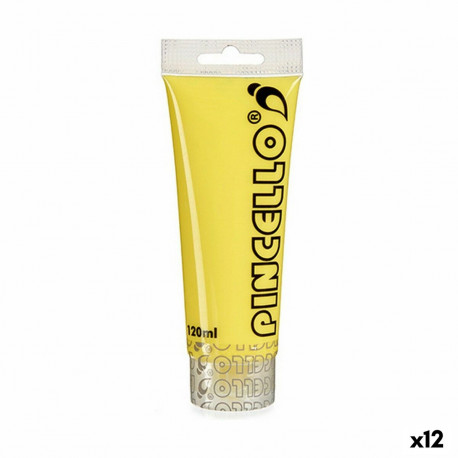 Akrila krāsa Pincello AC120-9 Dzeltens 120 ml (12 gb.)
