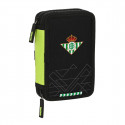 Kahekordne Pliiatsikarp Real Betis Balompié 12.5 x 19.5 x 4 cm Must Lima (28 pcs)