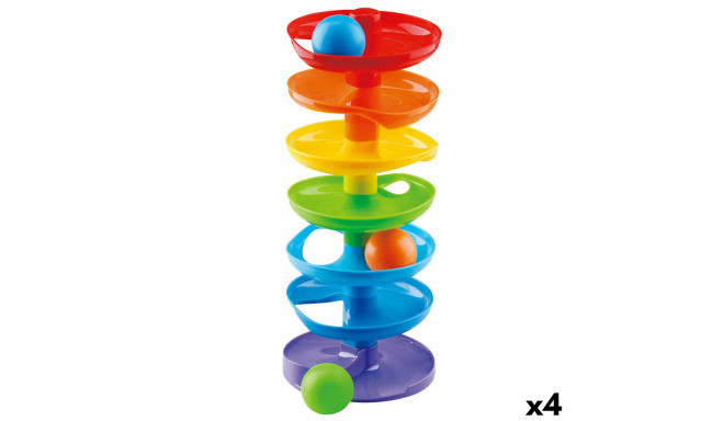 Activity Spiral PlayGo Rainbow 4 Units 15 x 37 x 15,5 cm