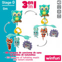 Cot Mobile Winfun Forest 3-in-1 31,5 x 42 x 24,5 cm Plastic (4 Units)