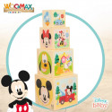 Stacking Blocks Disney 12,2 x 12,2 x 12,2 cm 8 Pieces 4 Units