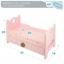 Bed Woomax Pink 31 x 20 x 16 cm 4 Units