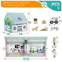 Playset Woomax Veterinārs 19 x 18 x 19 cm 9 Daudzums 4 gb.