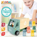 Prügiauto Woomax 8 Tükid, osad Mänguasi 24 x 15 x 13,5 cm (4 Ühikut)