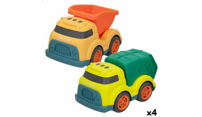 Construction Work Vehicles (Set) Motor Town 17,5 x 11 x 11 cm (4 Units)