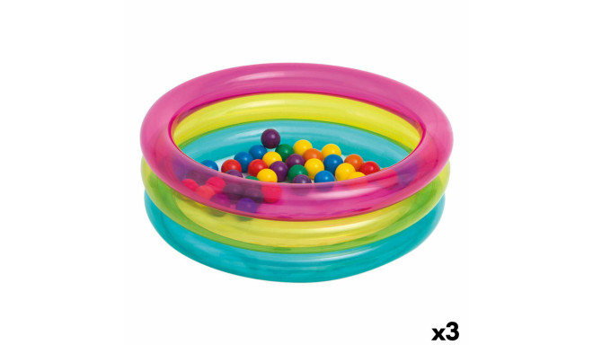 Ball Pool Intex 86 x 25 x 86 cm (3 Units)