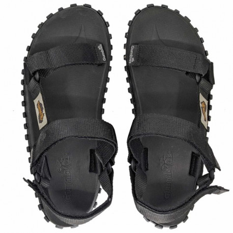 Gumbies Scrambler Sandal G-SC-UNI-BLACK (44)