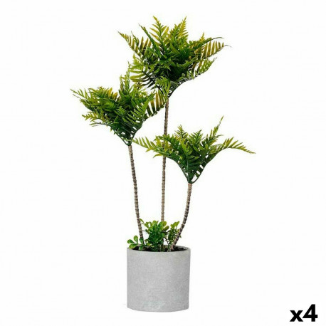 Dekoratiivne Taim Ibergarden XD22-1826 Plastmass Tsement Palmipuu 20 x 70 x 20 cm (4 Ühikut)