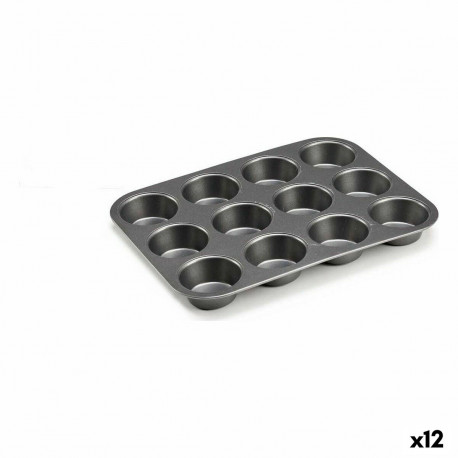 Baking Mould Kinvara CK57179 CK57179 Dark grey Metal Carbon steel 20 x 2 x 26 cm 26 x 2 x 20 cm (12 