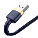 BASEUS cafule Cable USB For iPhone Lightning 8-pin 1.5A CALKLF-CV3 2m Gold-Blue