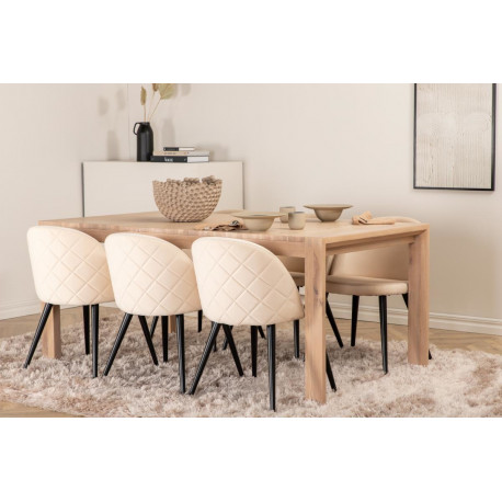 Söögitoa komplekt Slider&Velvet 6 tooli