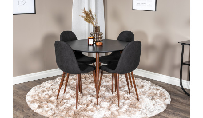 Söögilaud Plaza, must