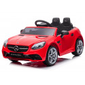 Jeździk na akumulator Mercedes BENZ SLC300 Cabrio czerwony, dźwięki, światła, pilot