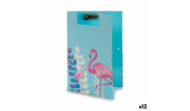 Folder Pincello AR1810158 AR1810158 A4 Clip Pink flamingo (12 Units)