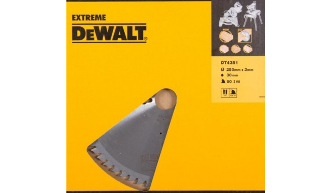 DEWALT CIRCULAR SAW.250x30mmx60z