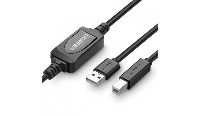Kaabel USB AM - BM 15m repeater US122 UGREEN