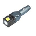 4in1 ALU 1-LED 250lm + COB 300lm car flashlight, 1500mAh battery, 2.1A USB charger, glass hammer, ma