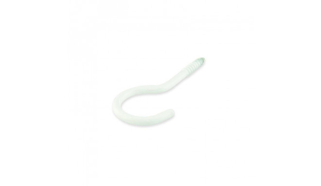 BENDED HOOK 50X3,3X18X13 WHITE/ 4PCS