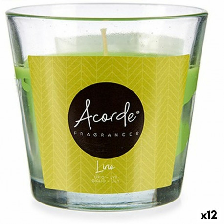 Scented Candle Acorde 260-50H 260-50H Iris 120 g (12 Units)