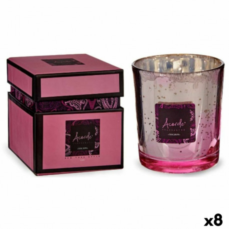 Scented Candle Acorde 7OZ-CREAM&STRAW 7OZ-CREAM&STRAW Strawberry Custard 200 ml (8 Units)
