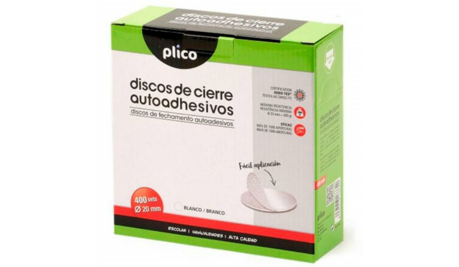 Adhesives PLICO 400 Pieces White