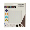 Adhesive labels White Ø 13 mm (12 Units) Adhesive labels White Ø 13 mm (12 Units)
