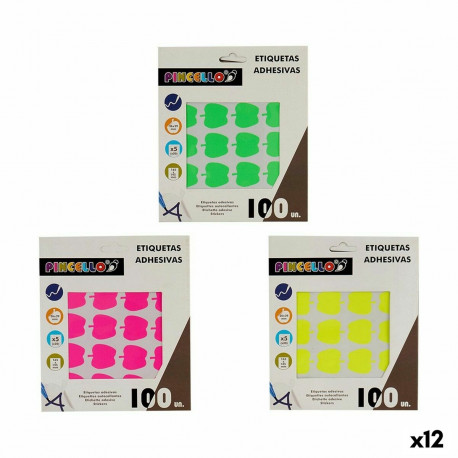 Клейкие этикетки Pincello 1711090 22 x 49 mm Яблоко (12 штук)