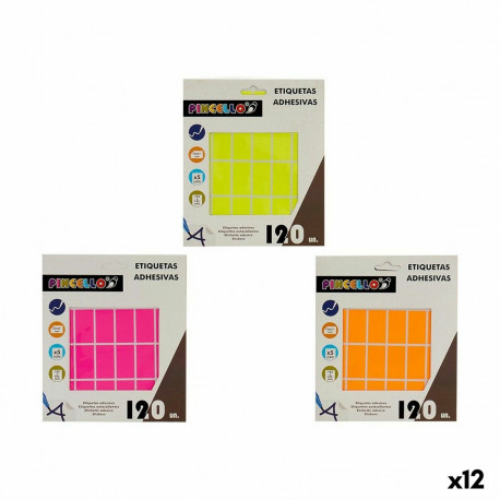 Adhesive labels Pincello 1711094 1711094 17 x 4 x 19 cm 20 x 37 mm Rectangular (12 Units)