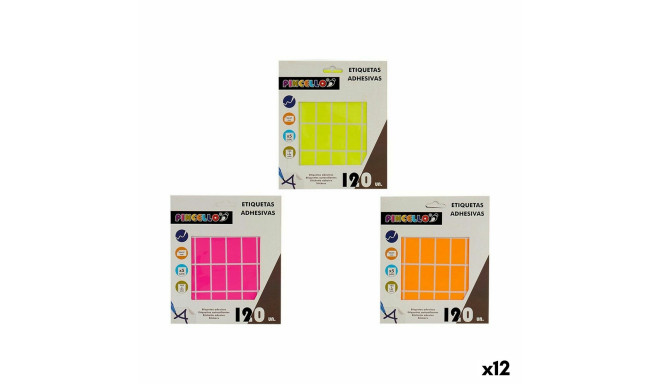 Adhesive labels Rectangular 20 x 37 mm (12 Units)