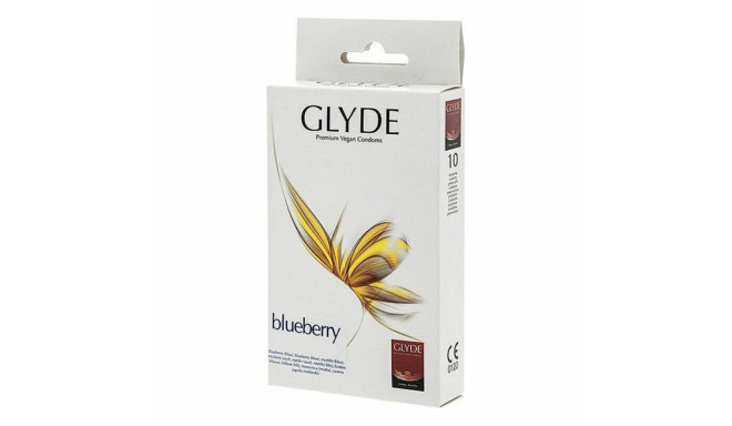 Condoms Glyde Blueberry 18 cm (10 uds)