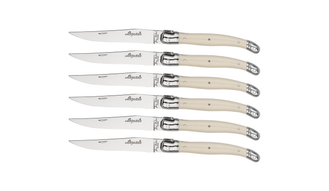 Jean Dubost Laguiole      6 pcs. Steak Knife Set, Stainless Steel