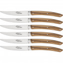 Jean Dubost Le Thiers Knives Set Olive Wood     6 pcs.