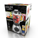 Adler AD 4070 blender 1.5 L Tabletop blender 600 W Black, Transparent