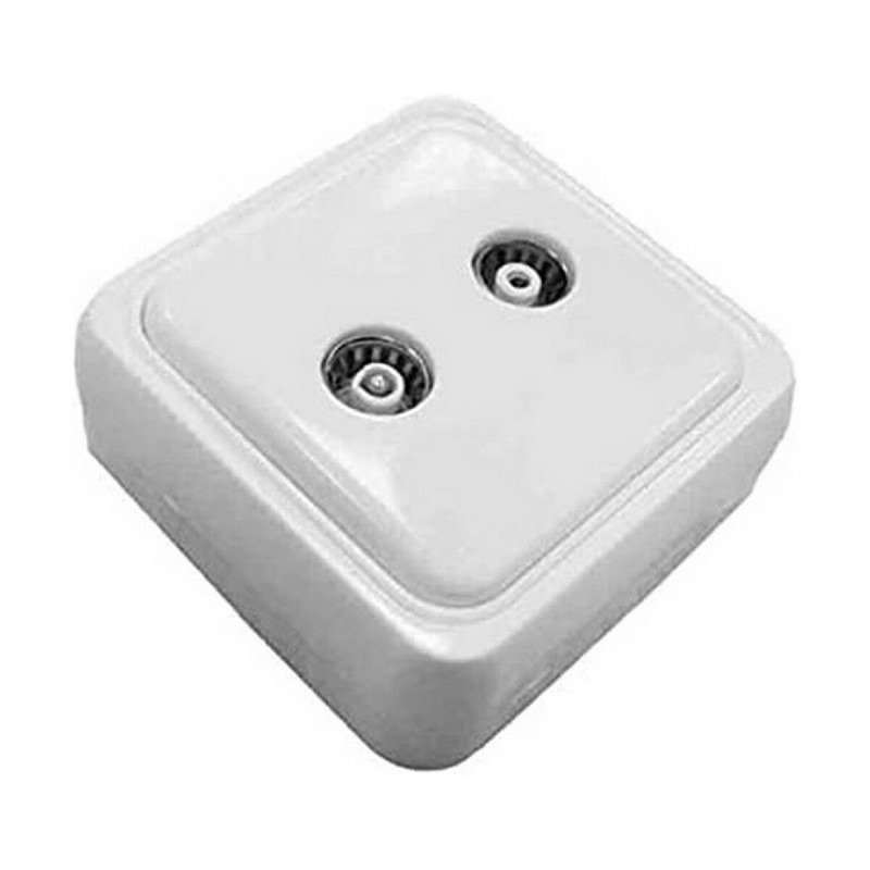 Antenna socket EDM Onsen White Surface Antenna accessories Photopoint