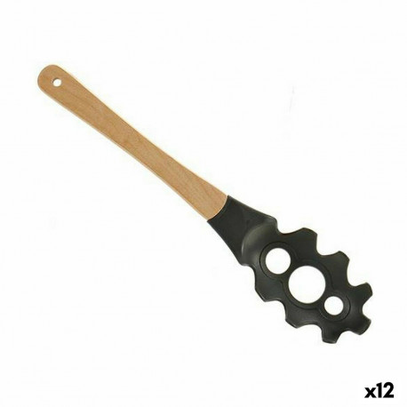 Pasta Spoon KT3091(S/C) KT3091(S/C) Nylon Wood 5 x 34,5 x 7,5 cm 5 x 38 x 10 cm (12 Units)