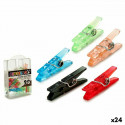 Clamps Plastic Multicolour (24 Units)