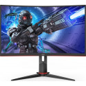 AOC C32G2ZE / BK, gaming monitor - 32 - black / red, curved, 240 Hz, AMD Free-Sync, 240Hz panel)