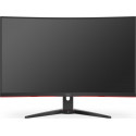 AOC C32G2ZE / BK, gaming monitor - 32 - black / red, curved, 240 Hz, AMD Free-Sync, 240Hz panel)