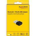 DeLOCK BT 4.2 & dual band WLAN ac / a / b / g / n - 433 Mbps USB adapter